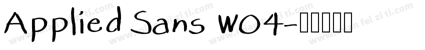 Applied Sans W04字体转换